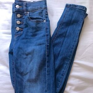 DYNAMITE [DYNDNM Kate] Medium Blue Wash Skinny Jeans